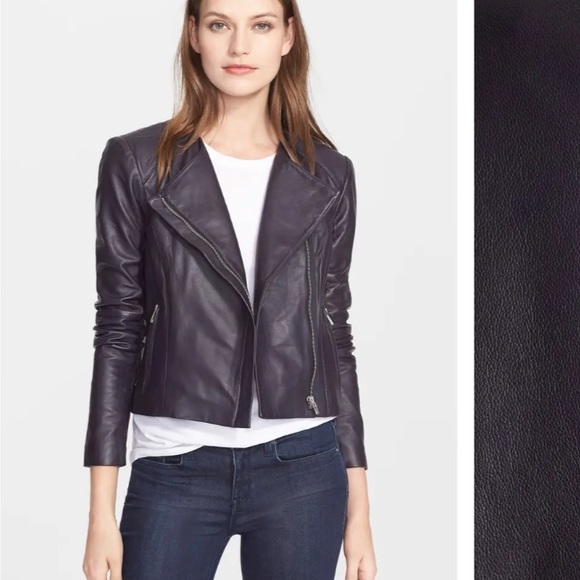 veda dali leather jacket